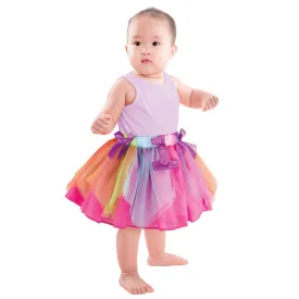 1st Birthday Multicolored Girl TuTu