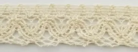 7/8" Cluny Lace Trimming Color: Natural - 18 Continuous Yards