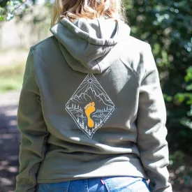 Barefoot Junkie Diamond Love Hoodie Olive (Unisex Fit)