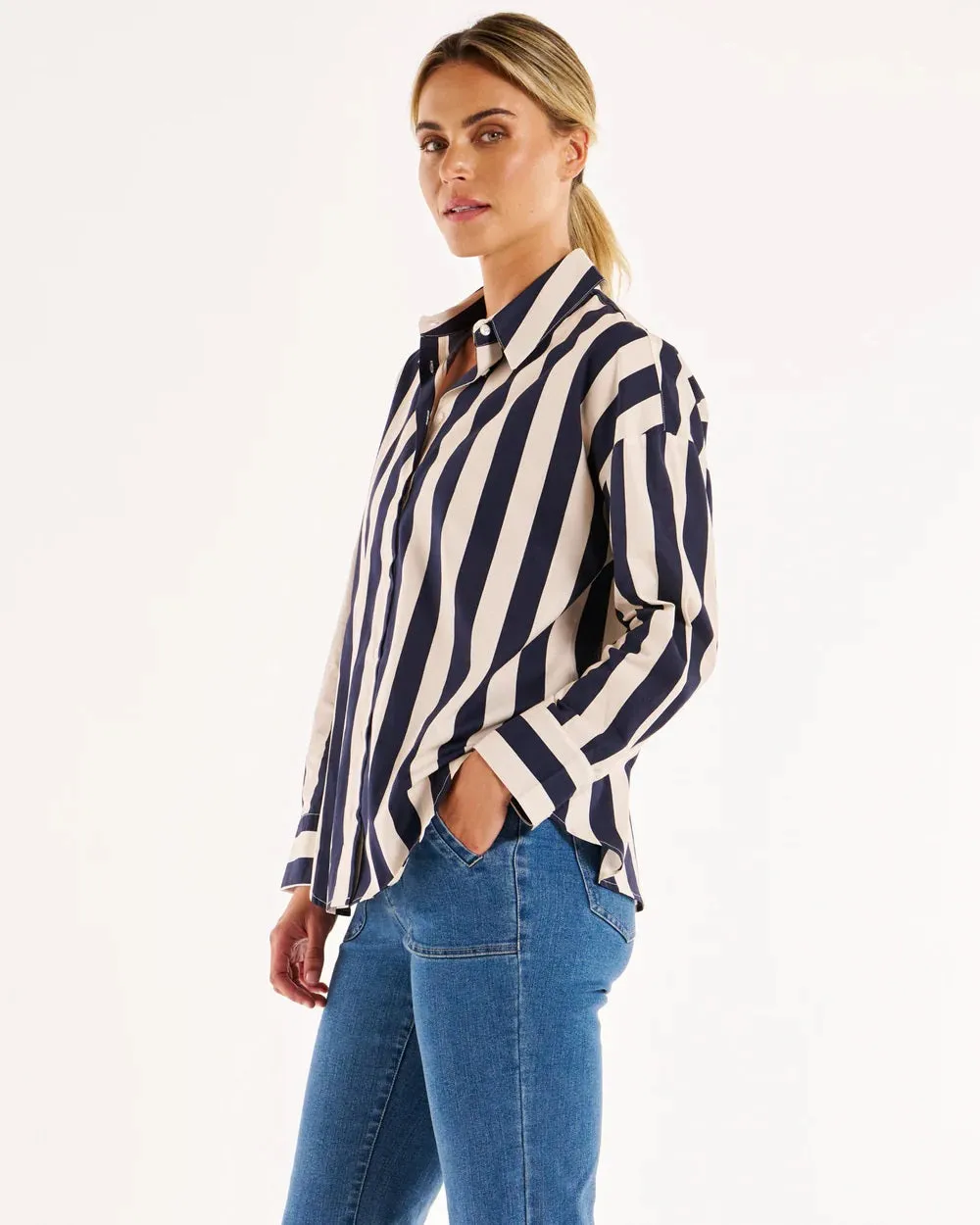 Betty Basics Stripe Shirt