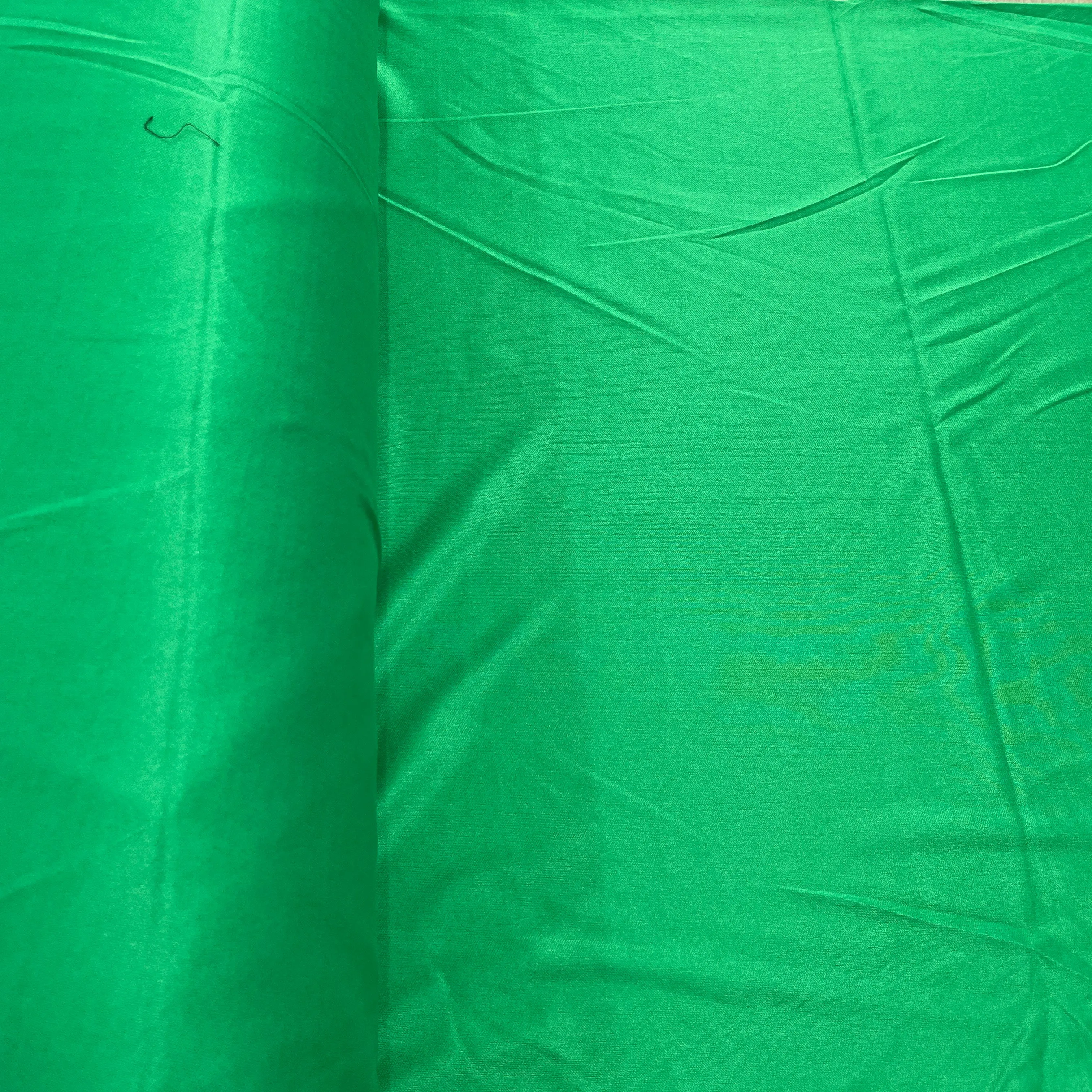 Bright Green Solid Lycra Dyed Fabric