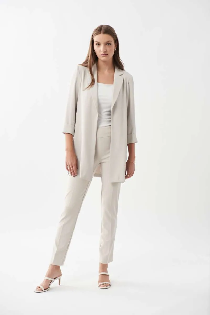 Classic Tailored Slim Pant 144092 in Black, White, Navy, Moonstone & Vanilla by Joseph Ribkoff