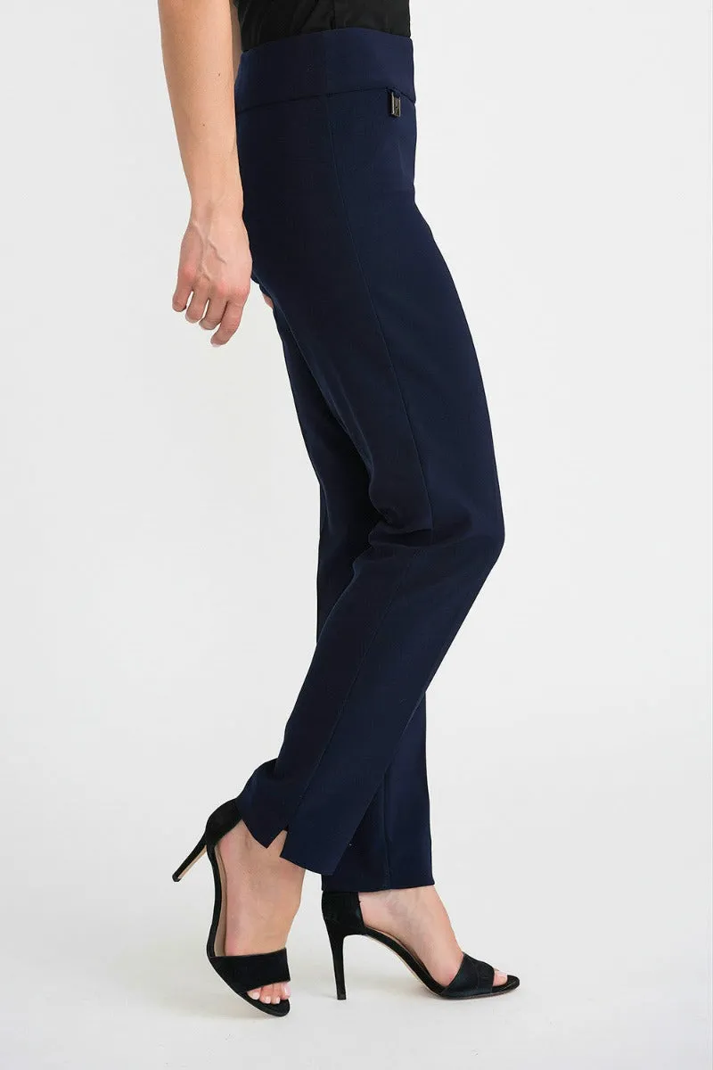 Classic Tailored Slim Pant 144092 in Black, White, Navy, Moonstone & Vanilla by Joseph Ribkoff