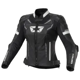 Cortech Revo Sport Air Women's Leather Jacket - Black/White