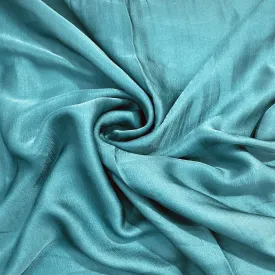 Dark Green Solid Bemberg Silk Fabric