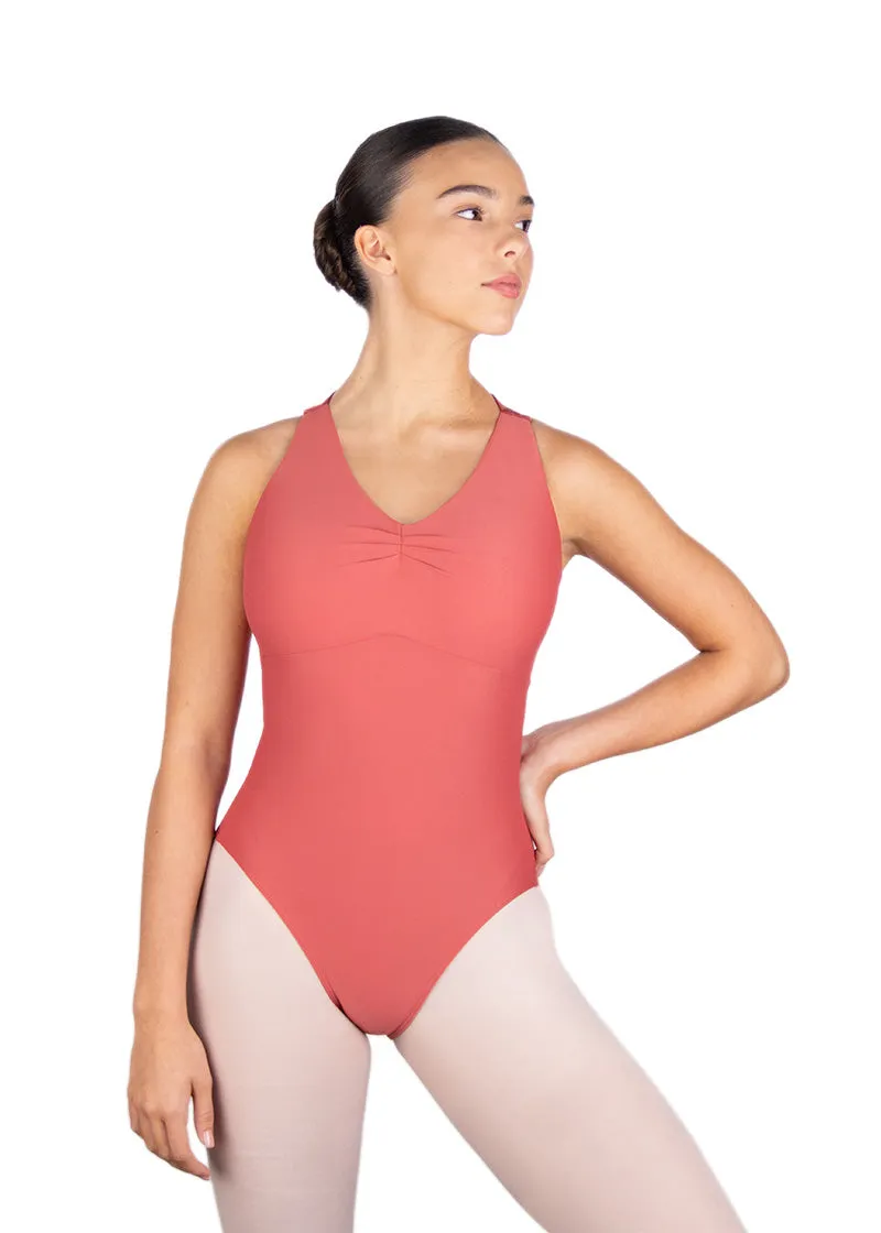 Esther Lace Zip Back Tank Leotard (Sedona)