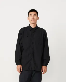 Flannel Work Shirt in Black