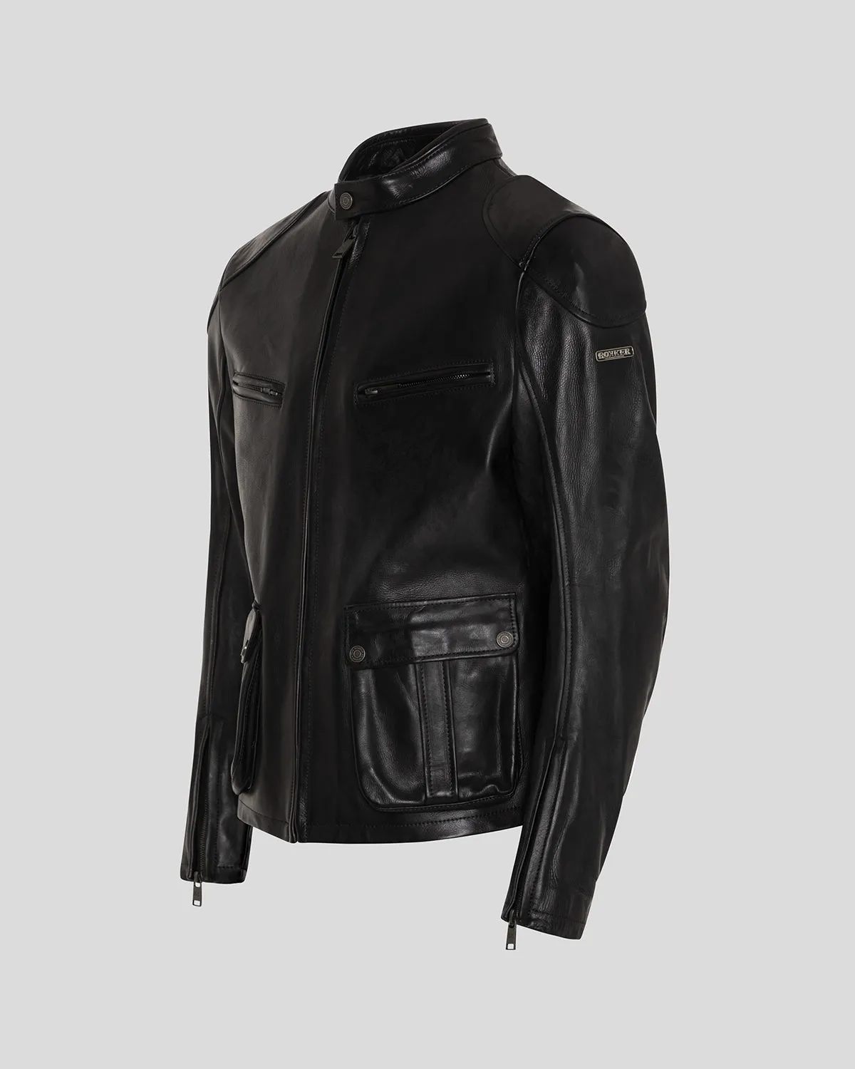 Goodwood Leather Jacket Black