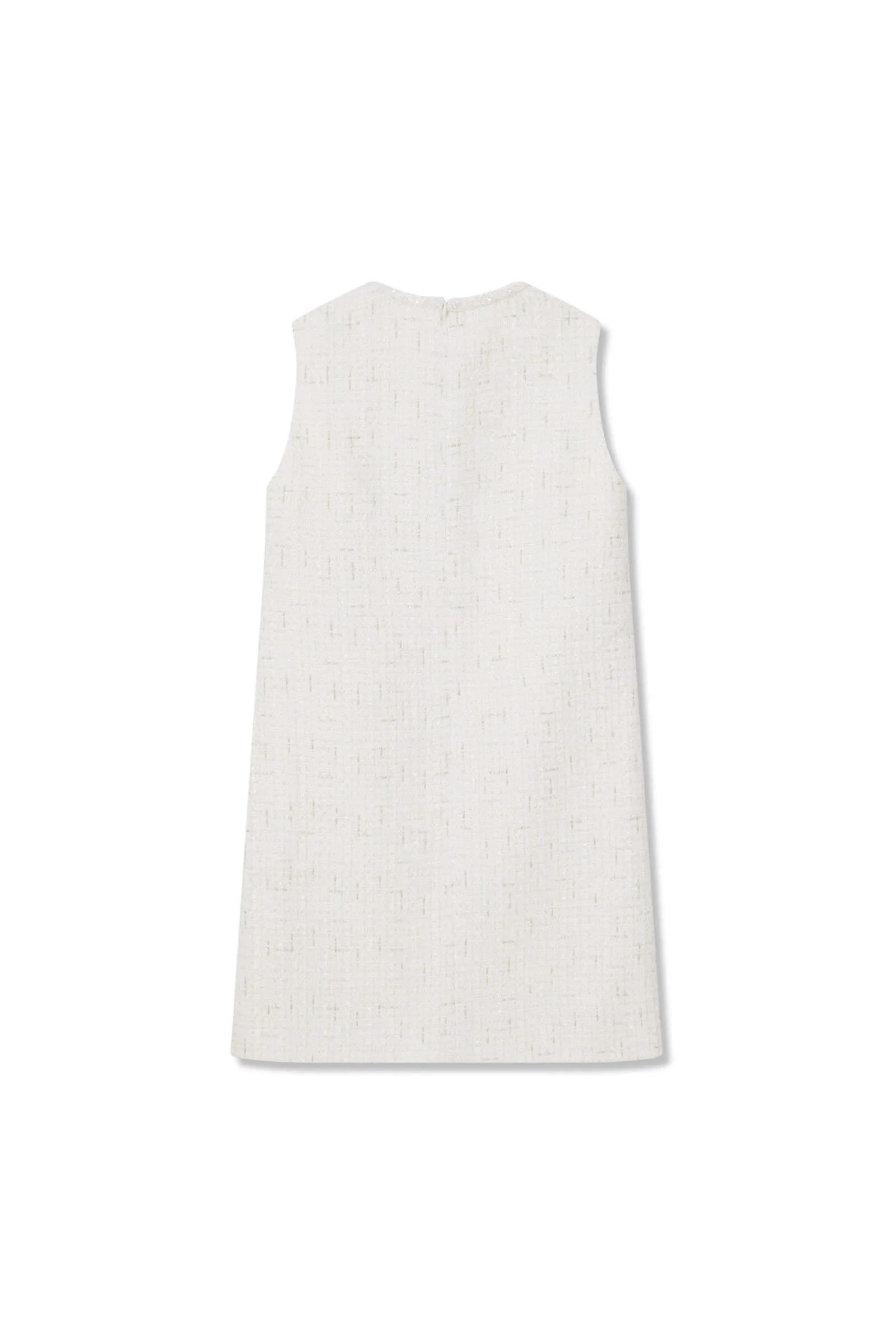 Graceful Chanel-inspired Little White Dress