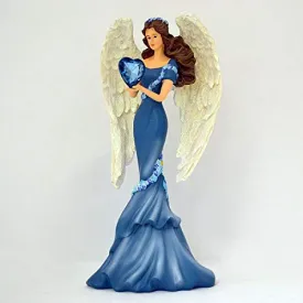 Heavenly Whisper of Peace Angel Ovarian Cancer Figurine by Gallery Marketing