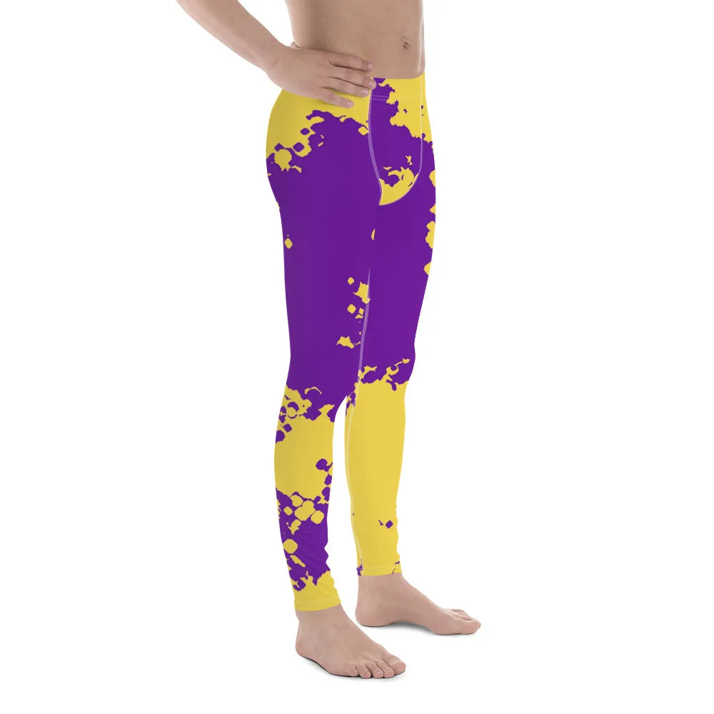 Intersex Pride Men's Leggings Yoga Pants - Camo