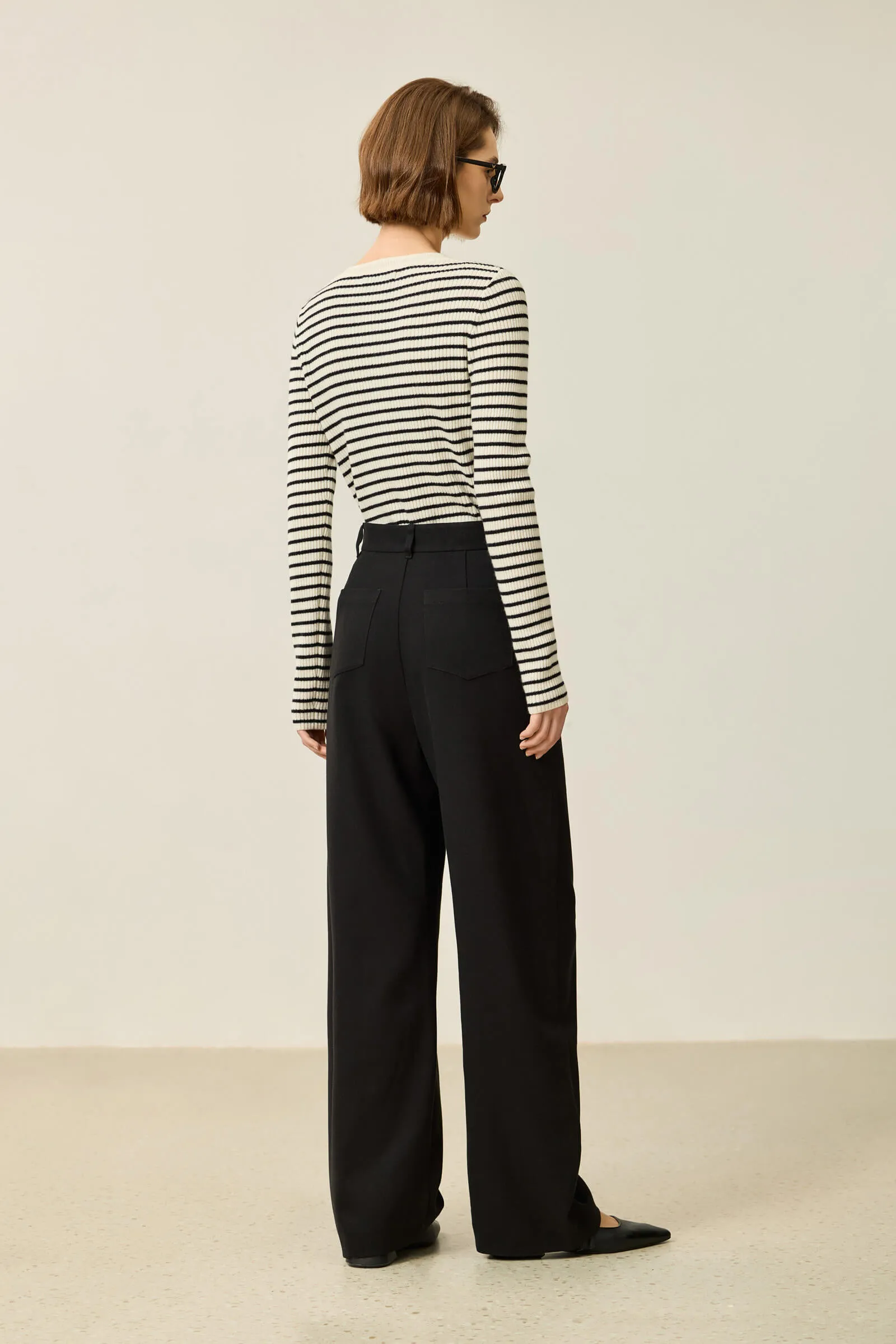 LILY Casual Brushed Banana Pants