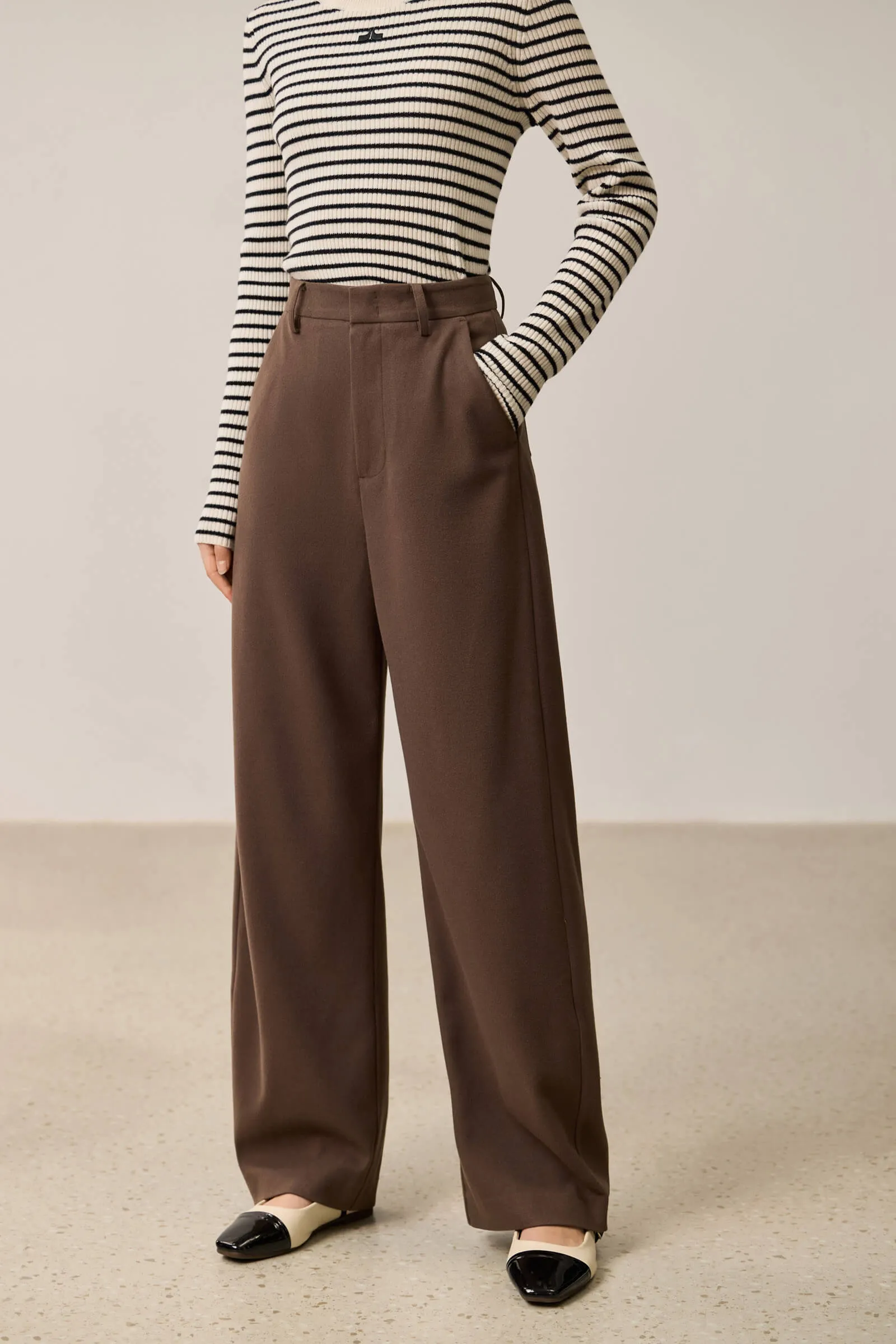 LILY Casual Brushed Banana Pants