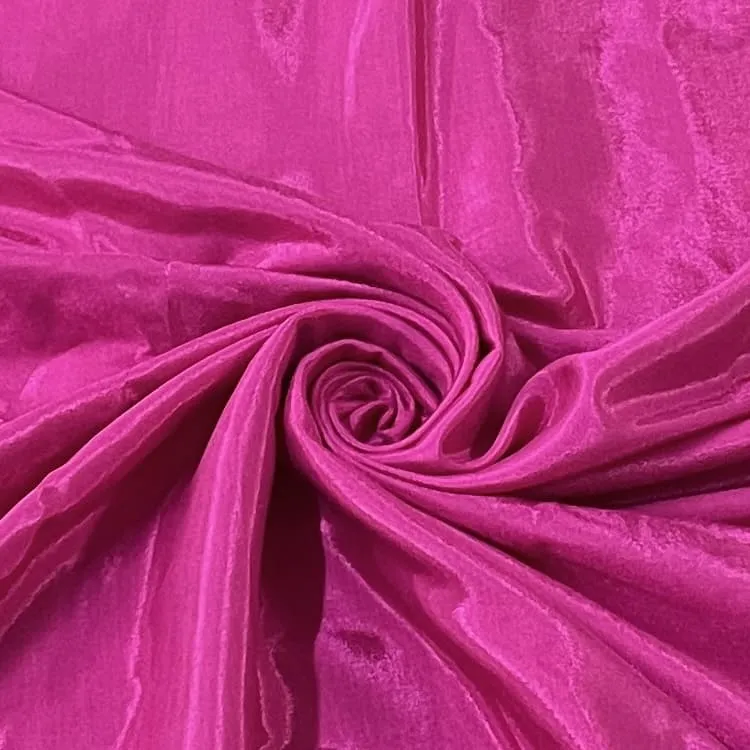 Magenta Solid Shantoon Fabric