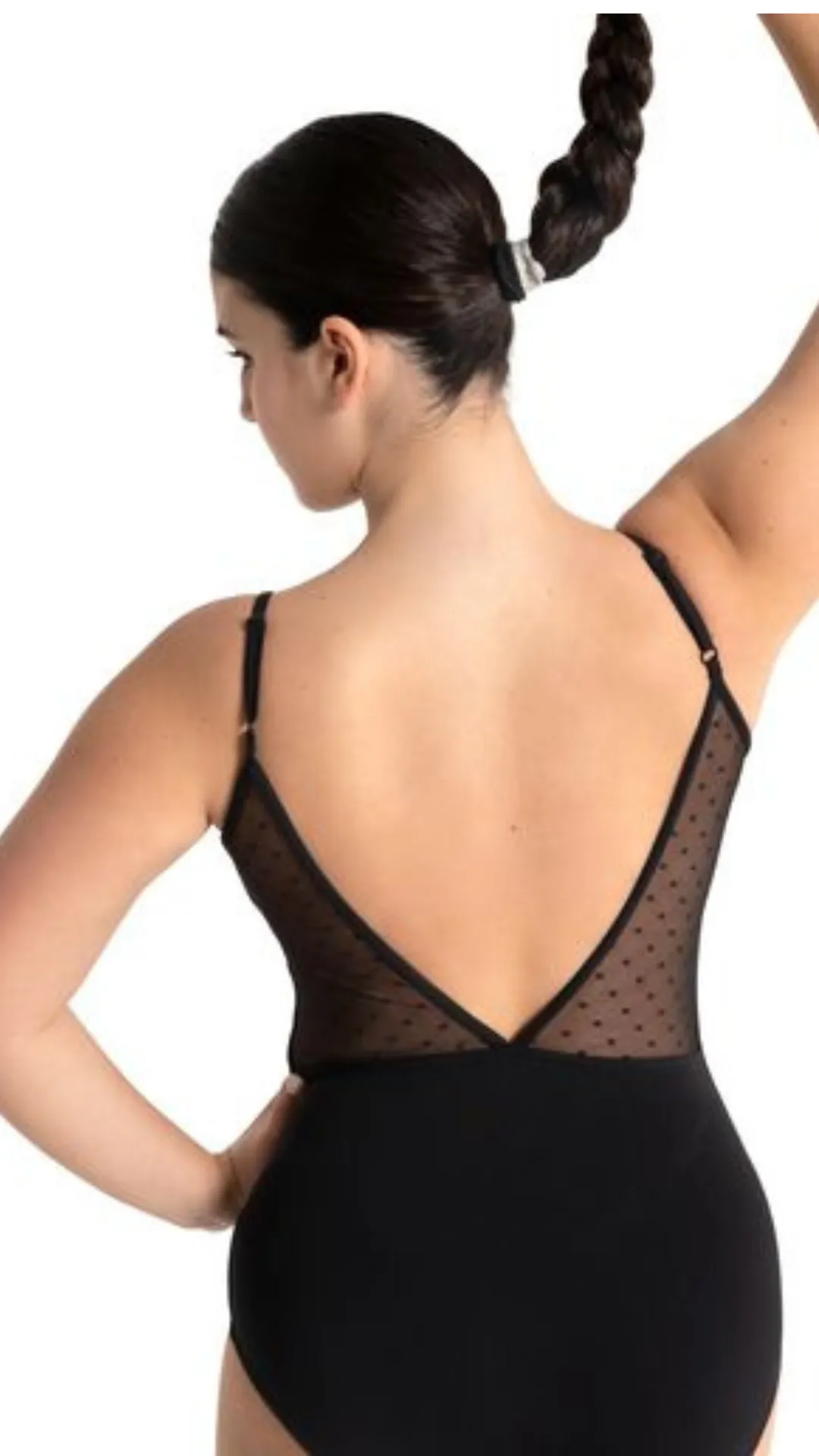 Mesh Back Cami Leotard 12000W