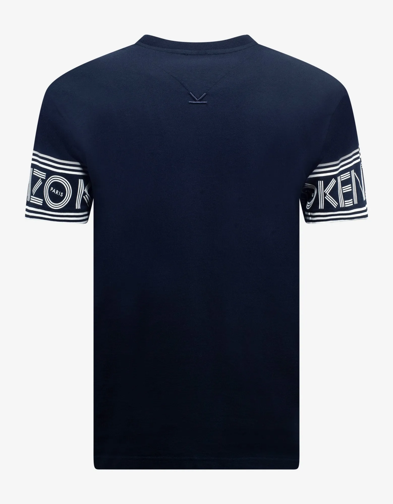 Navy Blue Logo Sleeve T-Shirt