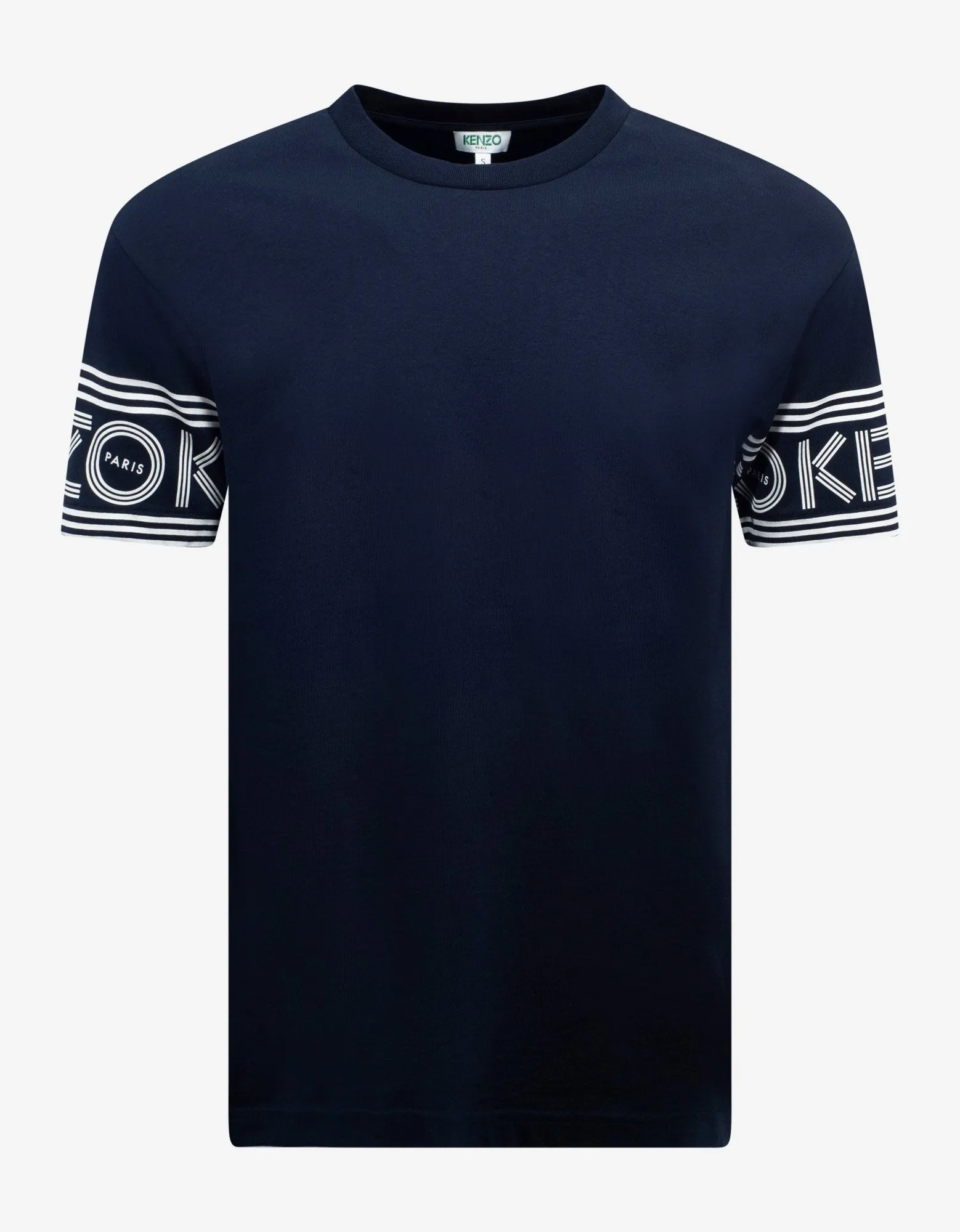 Navy Blue Logo Sleeve T-Shirt