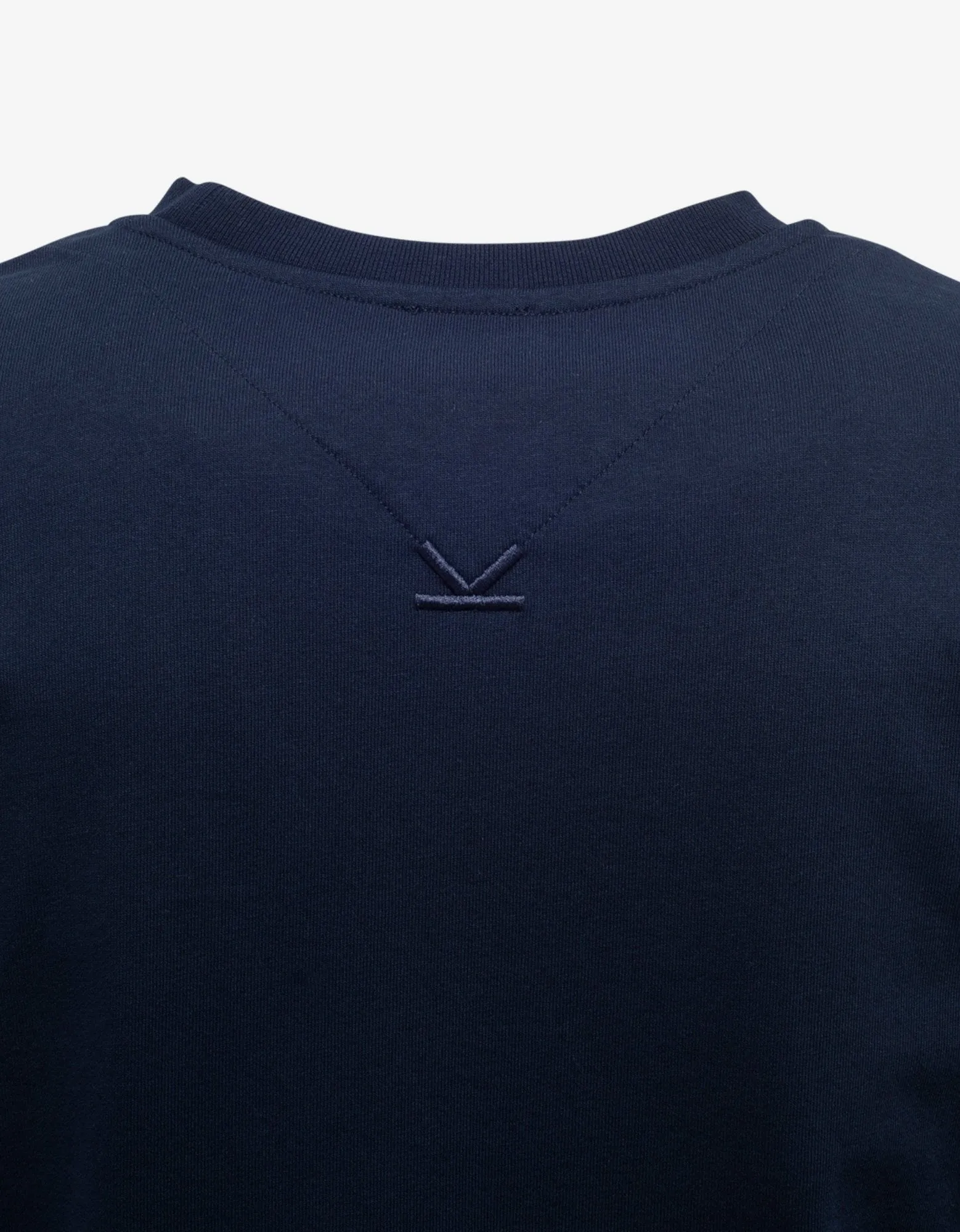 Navy Blue Logo Sleeve T-Shirt