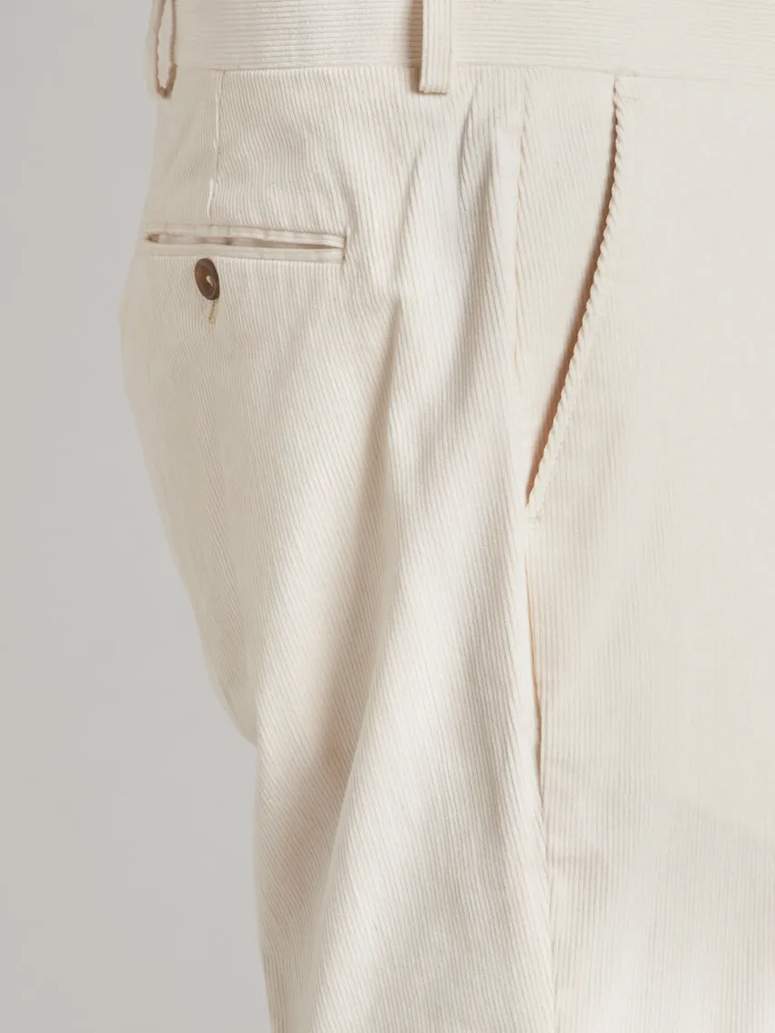 Needlecord Pants - Cream