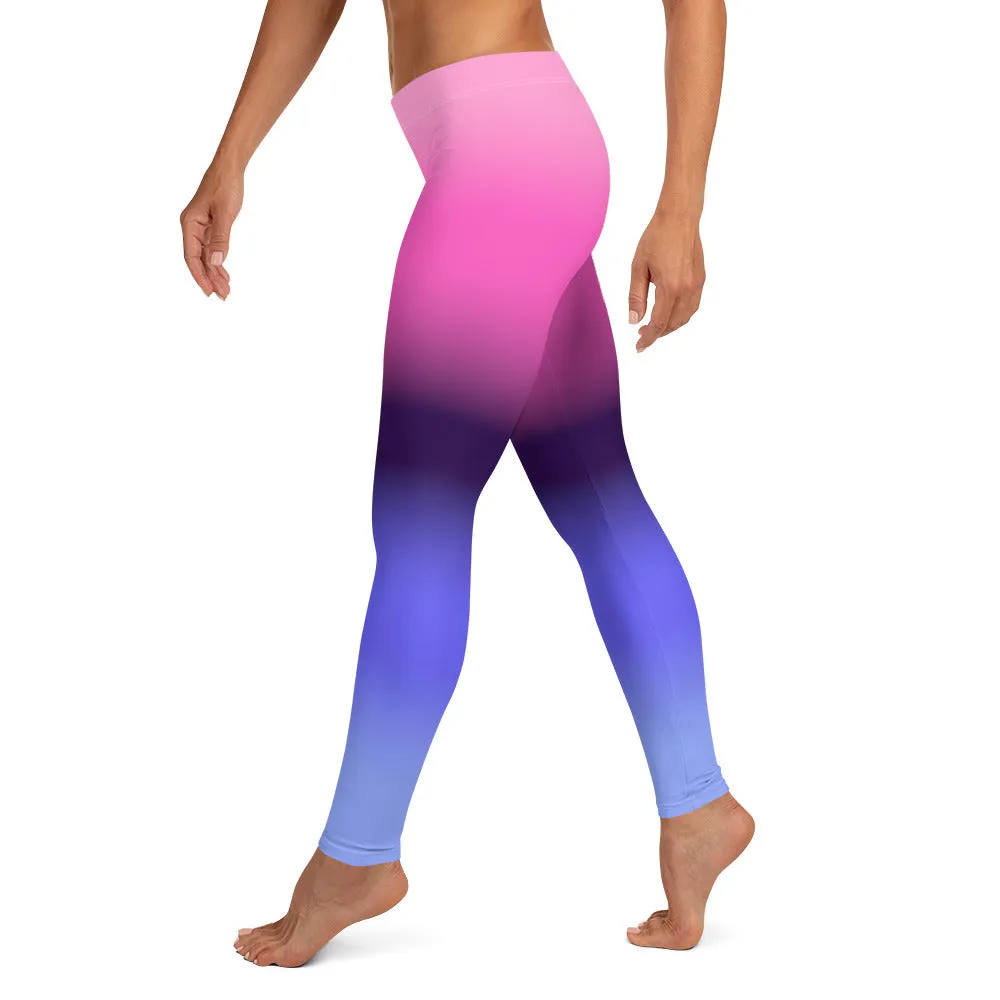 Omnisexual Pride Women's Leggings Yoga Pants - Ombre