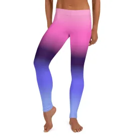 Omnisexual Pride Women's Leggings Yoga Pants - Ombre