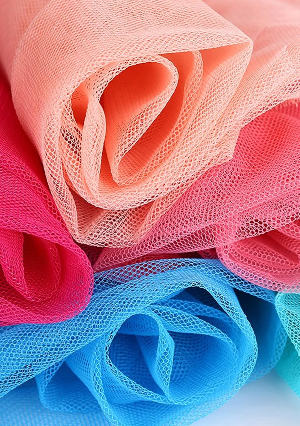 Peach Dress Net Fabric Tulle Mesh Dancewear 60" Stiff Bridal Dress Gown Tutu Per Metre