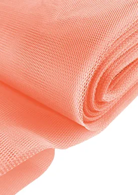 Peach Dress Net Fabric Tulle Mesh Dancewear 60" Stiff Bridal Dress Gown Tutu Per Metre