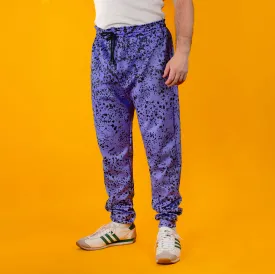 Purple Speckle Joggers