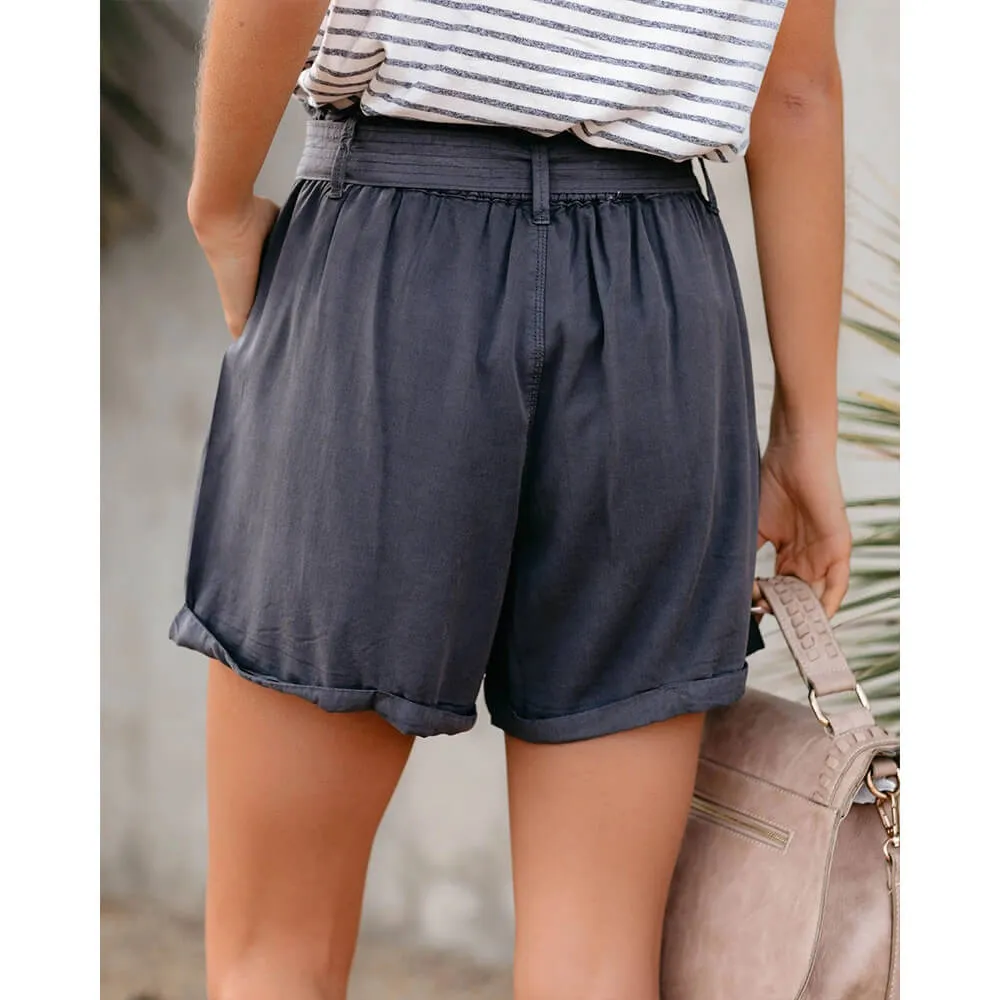 Shorts Mid com Amarração