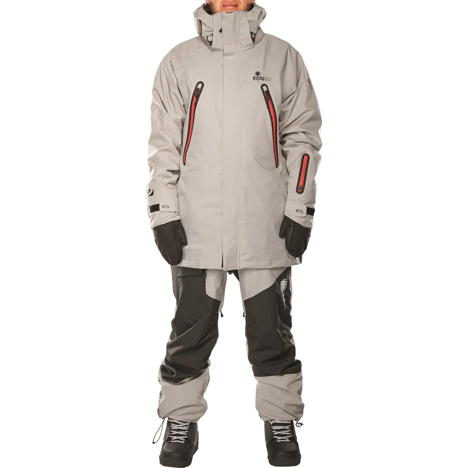 ThirtyTwo Spring Break Pintail Powder Parka Jacket Mens Gravel